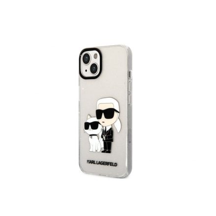 KARL LAGERFELD GLITTER IPHONE 14 PRO MAX TOK - ÁTLÁTSZÓ