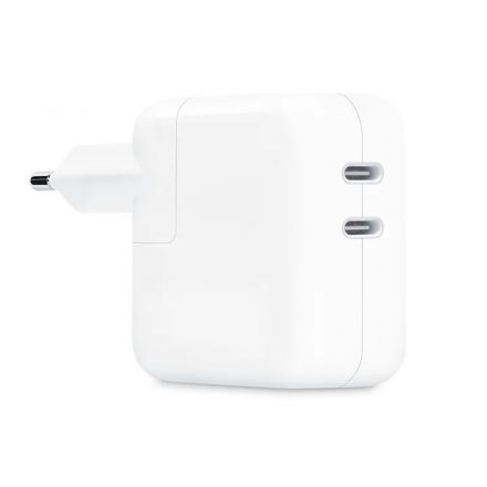 HÁLÓZATI ADAPTER, APPLE TÖLTŐHÖZ, DUAL USB-C, 35W