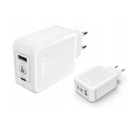 HAMA PD HÁLÓZATI TÖLTŐ USB+USB TYPE-C